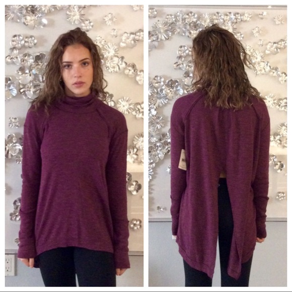 Free People Sweaters - NWT oversized sweater/tunic  plum size S
